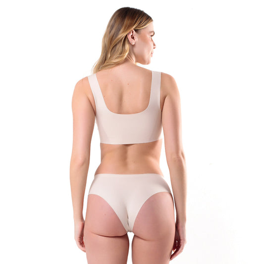 Kit 3x1 Conjuntos Seamless Soft | Corpiño + Bombacha Bikini | Pago al Recibir